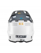 Set Casca cross-enduro LEATT MOTO 8.5 V23 + Ochelari protectie VELOCITY 5.5, KIT METALLIC - Gri/Alb