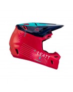 Set Casca cross-enduro LEATT MOTO 8.5 V23 + Ochelari protectie VELOCITY 5.5, KIT RED - Rosu/Albastru