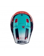 Set Casca cross-enduro LEATT MOTO 8.5 V23 + Ochelari protectie VELOCITY 5.5, KIT RED - Rosu/Albastru