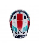 Set Casca cross-enduro LEATT MOTO 8.5 V23 + Ochelari protectie VELOCITY 5.5, KIT ROYAL - Rosu/Albastru/Navy