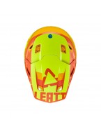 Set Casca cross-enduro LEATT MOTO 7.5 V23 + Ochelari protectie VELOCITY 4.5 IRIZ, KIT CITRUS  - Portocaliu/Galben fluor