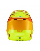 Set Casca cross-enduro LEATT MOTO 7.5 V23 + Ochelari protectie VELOCITY 4.5 IRIZ, KIT CITRUS  - Portocaliu/Galben fluor