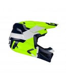 Casca cross-enduro LEATT MOTO HELMET 2.5 V23 LIME - Albastru/Alb/Galben fluor