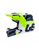 Casca cross-enduro LEATT MOTO HELMET 2.5 V23 LIME - Albastru/Alb/Galben fluor