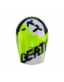 Casca cross-enduro LEATT MOTO HELMET 2.5 V23 LIME - Albastru/Alb/Galben fluor