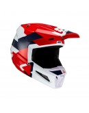 Casca cross-enduro LEATT MOTO HELMET 2.5 V23 ROYAL - Albastru/Alb/Rosu