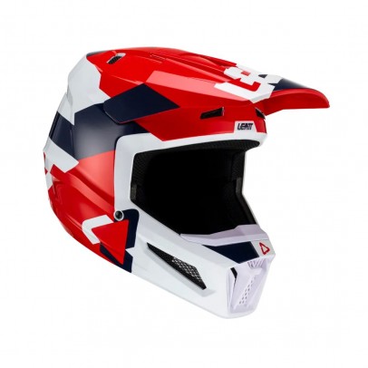 Casca cross-enduro LEATT MOTO HELMET 2.5 V23 ROYAL - Albastru/Alb/Rosu