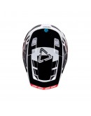 Set Casca cross-enduro LEATT MOTO 7.5 V24 + Ochelari protectie VELOCITY 4.5, KIT BLACK/WHITE - Negru/Alb/Rosu