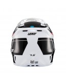 Set Casca cross-enduro LEATT MOTO 7.5 V24 + Ochelari protectie VELOCITY 4.5, KIT BLACK/WHITE - Negru/Alb/Rosu