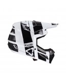 Set Casca cross-enduro LEATT MOTO 3.5 V24 + Ochelari protectie VELOCITY 4.5, KIT  BLACK/WHITE - Negru/Alb