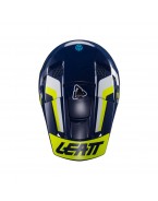 Set Casca cross-enduro LEATT MOTO 3.5 V24 Velocity 4.5 + Ochelari protectie VELOCITY 4.5, KIT BLUE - Albastru/Alb/Galben fluor