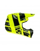 Set Casca cross-enduro LEATT MOTO 3.5 V24 + Ochelari protectie VELOCITY 4.5, KIT CITRUS - Negru/Galben fluor