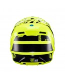 Set Casca cross-enduro LEATT MOTO 3.5 V24 + Ochelari protectie VELOCITY 4.5, KIT CITRUS - Negru/Galben fluor