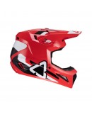 Set Casca cross-enduro LEATT MOTO 3.5 V24 + Ochelari protectie VELOCITY 4.5, KIT RED - Rosu/Negru/Alb