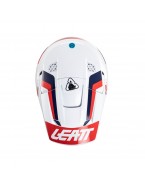 Set Casca cross-enduro LEATT MOTO 3.5 V24 + Ochelari protectie VELOCITY 4.5, KIT ROYAL - Alb/Albastru/Rosu