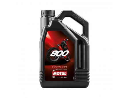 Ulei de motor 2T Motul 800 Factory Line Off Road 4L JASO FD