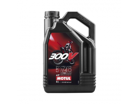 Ulei motor Motul 4T 300V Off Road SAE 5W40 4l JASO MA2 Sintetic