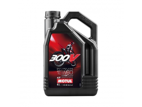 Ulei motor Motul  4T 300V Off Road SAE 15W60 4l JASO MA2 Sintetic