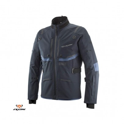 Geaca (jacheta) motociclete barbati Touring/Adventure Ixon All season model M-Skeid MS - Navy (albastru) (geaca laminata; waterproof pe exterior) - Navy (albastru)