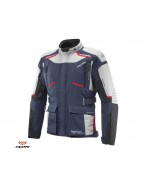 Geaca (jacheta) motociclete barbati Touring/Adventure Ixon All season model Midgard MS - Gri/navy/negru