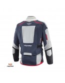 Geaca (jacheta) motociclete barbati Touring/Adventure Ixon All season model Midgard MS - Gri/navy/negru