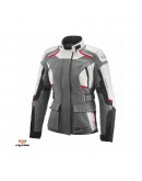 Geaca (jacheta) moto femei Touring/Adventure Ixon All season model Midgard MS - Gri/Negru/Rosu