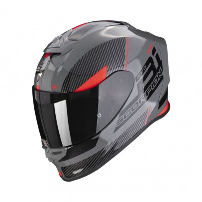 Casca integrala sport SCORPION EXO-R1 EVO AIR FINAL - Gri/Negru/Rosu