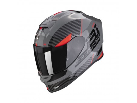 Casca integrala sport SCORPION EXO-R1 EVO AIR FINAL - Gri/Negru/Rosu