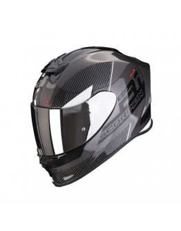 Casca integrala sport SCORPION EXO-R1 EVO AIR FINAL - Argintiu/Negru/Alb