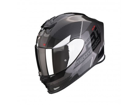 Casca integrala sport SCORPION EXO-R1 EVO AIR FINAL - Argintiu/Negru/Alb