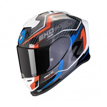 Casca integrala sport SCORPION EXO-R1 EVO AIR COUP - Negru/Rosu/Albastru