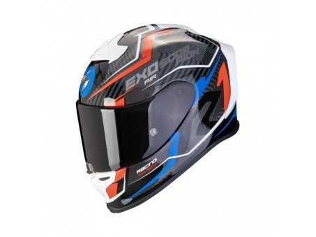 Casca integrala sport SCORPION EXO-R1 EVO AIR COUP - Negru/Rosu/Albastru