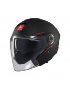 Casca open face motociclete MT Cosmo SV A1 - Negru mat