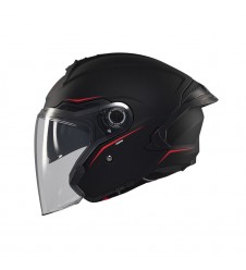 Casca open face motociclete MT Cosmo SV A1 - Negru mat