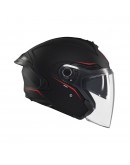 Casca open face motociclete MT Cosmo SV A1 - Negru mat