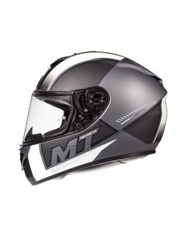 Casca integrala motociclete MT Rapide Overtake B6 gri/negru mat (fibra sticla)