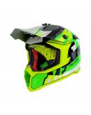 Casca off road MT Falcon Arya A3 galben fluor mat