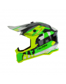 Casca off road MT Falcon Arya A3 galben fluor mat