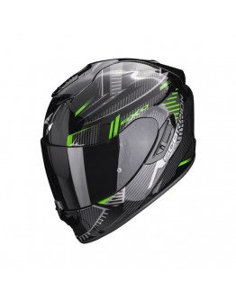 Casca integrala sport/touring SCORPION EXO-1400 EVO AIR SHELL -Negru/Verde