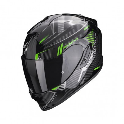 Casca integrala sport/touring SCORPION EXO-1400 EVO AIR SHELL -Negru/Verde