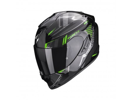 Casca integrala sport/touring SCORPION EXO-1400 EVO AIR SHELL -Negru/Verde