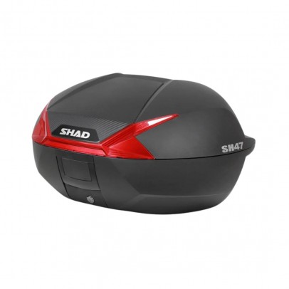 Top case SHAD SH47 - Negru/rosu