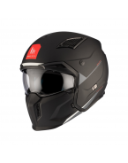 Casca MT Streetfighter SV S A1-  negru mat (ochelari soare integrati)