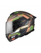 Casca Flip-up MT Atom 2 SV Bast A6 military Maro,verde mat