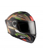 Casca Flip-up MT Atom 2 SV Bast A6 military Maro,verde mat