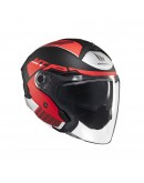 Casca open face motociclete MT Cosmo SV Cruiser B5 - Rosu mat