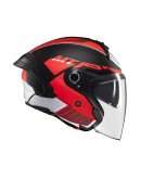 Casca open face motociclete MT Cosmo SV Cruiser B5 - Rosu mat