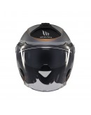 Casca open face motociclete MT Cosmo SV C2 - Gri mat