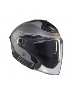 Casca open face motociclete MT Cosmo SV C2 - Gri mat