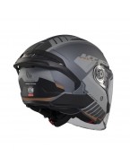 Casca open face motociclete MT Cosmo SV C2 - Gri mat